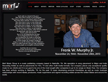 Tablet Screenshot of merfmusicgroup.com